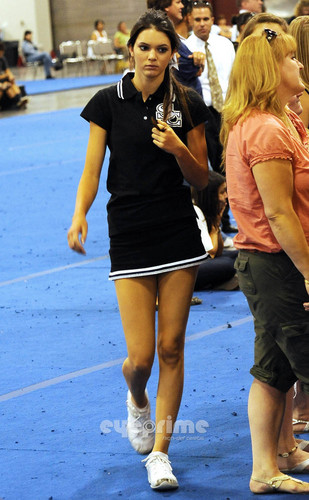  Kendall and Kylie Jenner at a Cheerleading Camp in Ontario