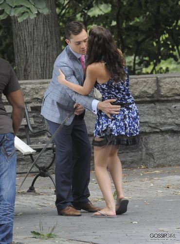  mais of Ed and Leighton on set - August 9th, 2011