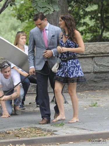  más of Ed and Leighton on set - August 9th, 2011