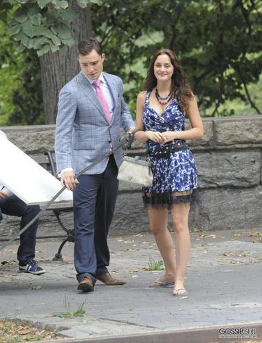  zaidi of Ed and Leighton on set - August 9th, 2011
