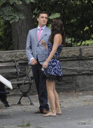  zaidi of Ed and Leighton on set - August 9th, 2011