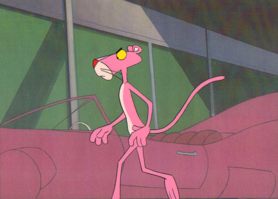 Original Pink Panther Production Cel - Pink Panther Cartoons Photo ...