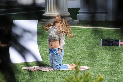 PHOTO SHOOT IN LOS ANGELES - APRIL 8, 2011