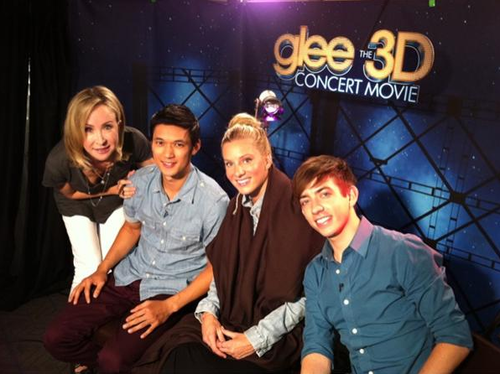 Press for Glee 3D Concert Movie