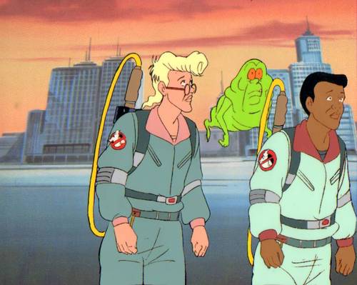  Real Ghostbusters एनीमेशन Production Cel