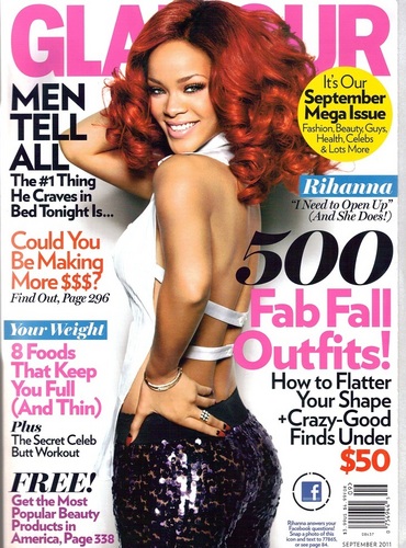  蕾哈娜 - Glamour Magazine - September 2011