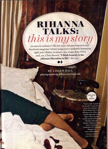  रिहाना - Glamour Magazine - September 2011