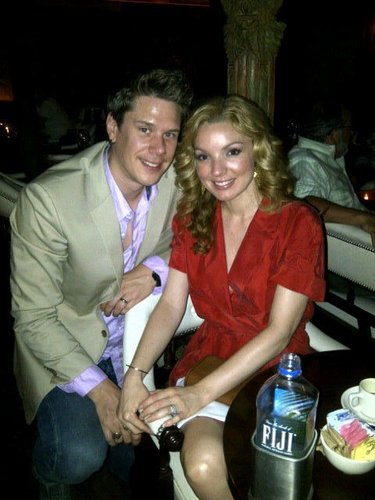  Sarah Miller: makan malam with my lovely husband on our two tahun anniversary!