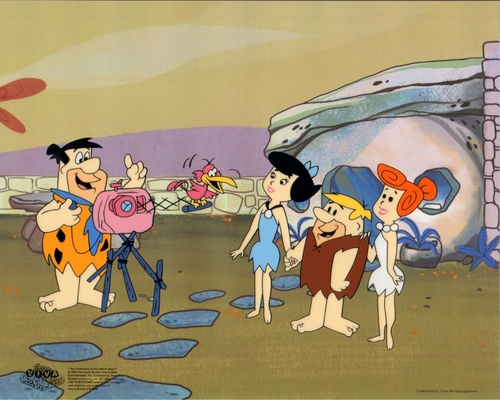  The Flintstones Animation Sericel cel
