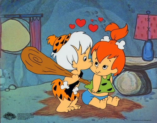  The Flintstones animasi Sericel cel