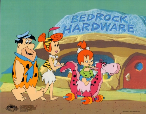 The Flintstones Animation Sericel cel