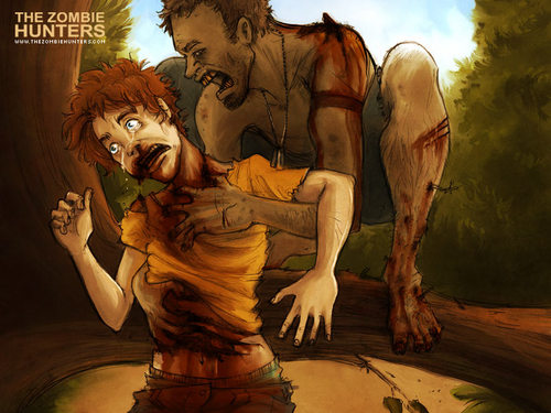  The Zombie Hunters Обои