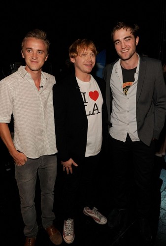  Tom, Rupert and Robert Pattinson at the 2011 Teen Choice Awards