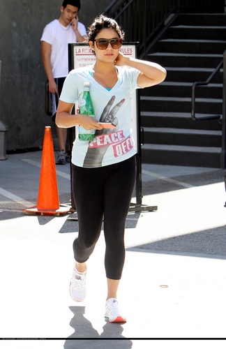 Vanessa - Leaving the Gym - August 02, 2011
