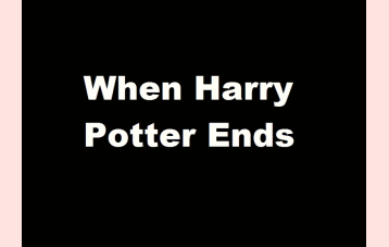  When Twilight and Harry Potter end...