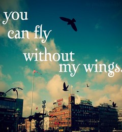  u can fly without my wings
