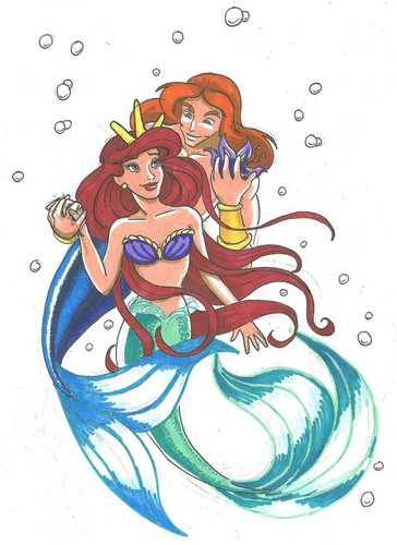 Ariel's parents Triton and Athena