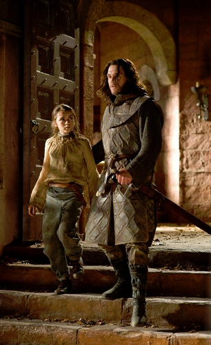 Arya Stark and Jory Cassel