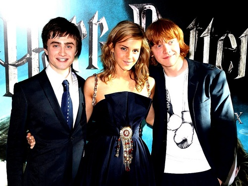  Harry, Ron and Hermione پیپر وال