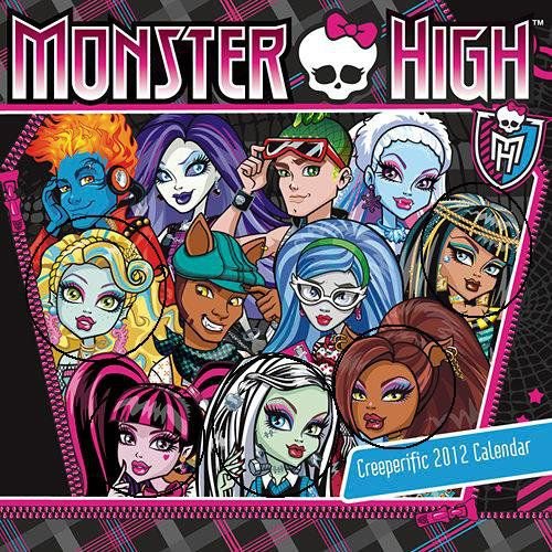  Monster High 2012 Calendar