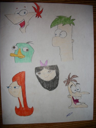  Phineas and Ferb characters