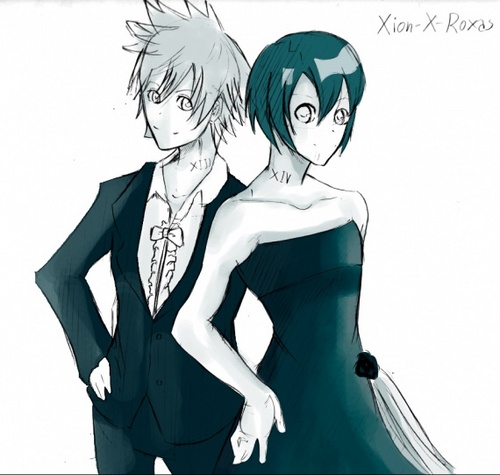  Roxas and Xion <3