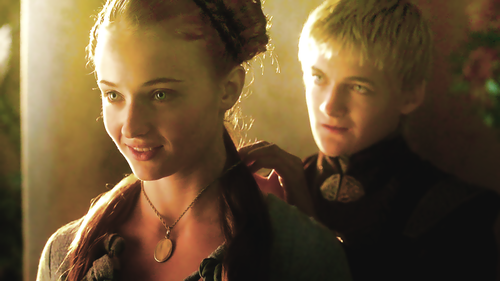  Sansa Stark and Joffrey Baratheon