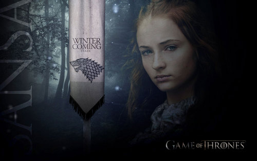  Sansa Stark wolpeyper