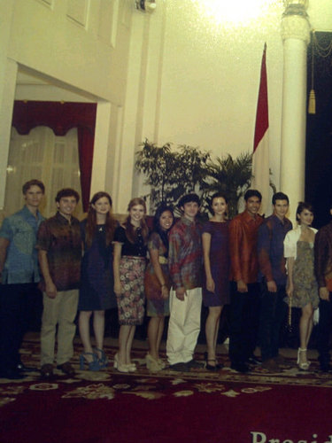  The Philosopher's Cast Meets Indonesia's President
