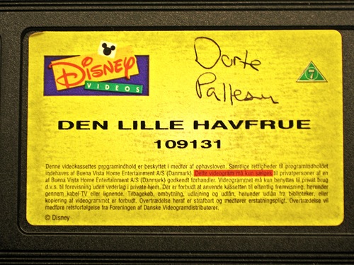  Walt disney VHS - The Little Mermaid