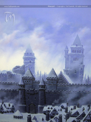  Winterfell sa pamamagitan ng Ted Nasmith