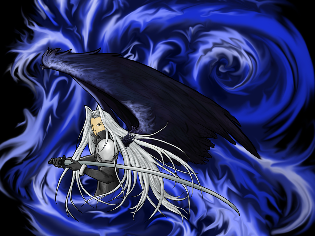 Sephiroth. Сефирот Фейри Тейл. Fem Сефирот. One winged angel