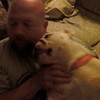 my dad and my dog megalentine photo