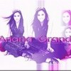 Ariana Grande website template/blend purple-splash photo