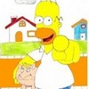 Homer Simpson and Spider Pig PaulaWilliams photo