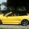 Me in my Uncle Brians Mustang!!!Hey I know your soooo jeaulous!!! lol  nickstokesrocks photo