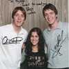 me with james and oliver phelps!!! potterfanatic31 photo