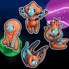 Chibi Deoxys (Normal, Attack, Defence, and Speed Formes) dave11 photo