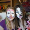 me and my sister with face-paint midnightnoo photo