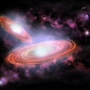 Binary Star System. Black Holes. RomanGreekDemi photo